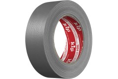 Kip 3824 Steenband niet-verwijderbare steentape/ducttape voor eenvoudige werkzaamheden op stenen ondergrond zilverkleurig, zwart of wit