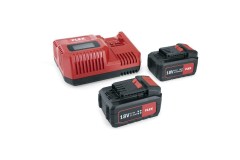 FLEX 491.349 P-set 55 R bestaande uit 2 x batterij 5,0Ah en snellader