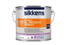 Sikkens Rubbol BL REZISTO SPRAY SATIN watergedragen zijdeglanslak kleur 2500 ml / 5000 ml