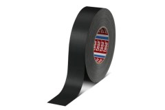 tesa 4651 Textieltape sterke topkwaliteit textieltape met acrylcoating zwart 50 meter lang 38mm breed per 24 rollen