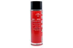 CARSYSTEM KS-550 Underbody bescherming bitumen elastische coating tegen steenslag op rubberbasis in spuitbus 500ml zwart