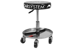 CARSYSTEM Universeel stoeltje met gasveer en 5 wielen