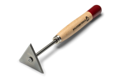 Staalmeester 1029 Verfschraper grote driehoek 8 cm standaard verfkrabber