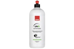 RUPES UNO ADVANCED Stand Alone Protection & Maintenance Polish ultrafijn schuurmiddel en polymeer waxlaag flacon 1 liter