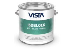 Vista IsoBlock isolerende grondlaag op alcoholbasis voor binnen en buiten wit 750ml