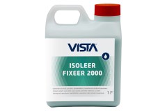 Vista Isoleer Fixeer 2000 voorstrijk voor verstevigen van poreuze ondergronden en isoleren van vlekkenwanden binnen en buiten per 1, 2,5 of 5 liter