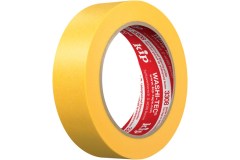 Kip 308 WASHI-TEC Premium Plus FineLine tape Washi temperatuurbestendig 120 graden geel yellow premium professioneel (indien uitverkocht ontvangt u de nieuwe Kip 3308) + PROMO GRATIS SPUITBUS ALLGRUND NAAR KEUZE