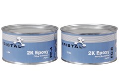 KRISTAL 2K epoxy 300-minuten 1-5cm houtrotrenovatie vulpasta compound per 2000ml - ook voor de jachtbouw - TWEEDE HALVE PRIJS (VIA STAFFEL)