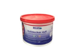 RELIUS Volldecker 4xff zeer goed dekkende extra matte muurverf in heldere volle grijze en donkere kleuren voor binnen per 3 liter