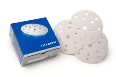 TITANIUM disc schuurschijven 150 mm met 8+6+1 gaten per 100 schijven - 3=5 actie bij bepaalde groftes
