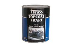 Touwen Tenco Topcoat Zwart