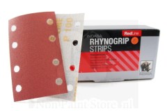 Indasa Rhynogrip RED Line klittenband Strips 81x133mm voor RTS 400 en LE 71/21 met 8 gaten 50 stuks