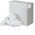 Witte tricot lappen per 10kg in witte of bruine doos