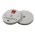 RUPES DUAL-ACTION MF klittenband microvezelpad 130 mm voor RUPES LHR12/LHR15ES/LHR15III geel of wit - NIEUWSTE GENERATIE