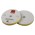 RUPES DUAL-ACTION MF klittenband microvezelpad 130 mm voor RUPES LHR12/LHR15ES/LHR15III geel of wit - NIEUWSTE GENERATIE