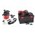 FLEX OSE 2-100 18-EC/2.5 set Accu-rechthoek-schuurmachine 18V in koffer + FLEX VC 6 L MC 18.0 V draagbare accu-stofzuiger 481.491 + 1 x 487.287 + 4 x 445.886 + 2 x 483.745+ GRATIS ONE 10 kwast
