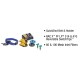 Graco Ultra QuickShot op 20V DeWalt-batterij voor watergedragen en solvent in krappe ruimtes in tas met 2 x DeWalt accu, lader, 2 filters en 2 laktips - OP=OP