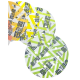 SIA siastyle 125mm 8+1 en multihole keramische schuurschijven met plastic rug om kaal te maken per 50 schijven - PRIMEUR